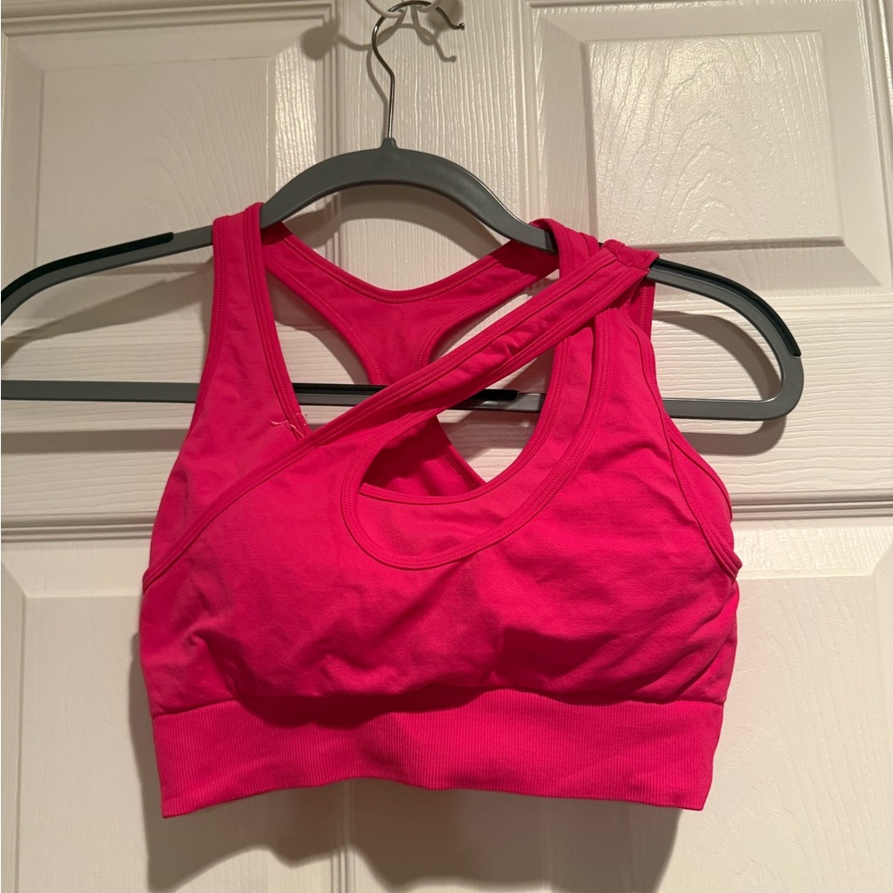 Women's Pink Sports Bra